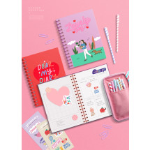 (테스트)내맘대로 꾸미는 다이어리!스티커가 팡팡!