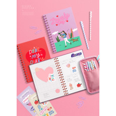 (테스트)내맘대로 꾸미는 다이어리!스티커가 팡팡!