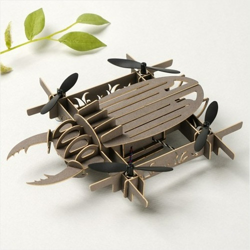 코코드론 종이드론_동물 사슴벌레 드론 DIY드론 코딩입문 교육용