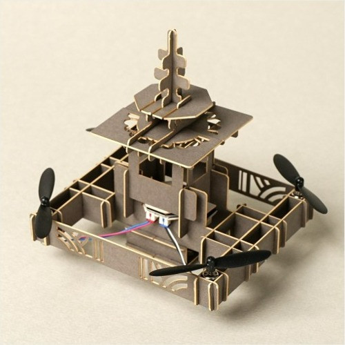 코코드론 종이드론_문화재 다보탑 드론 DIY드론 코딩입문 교육용