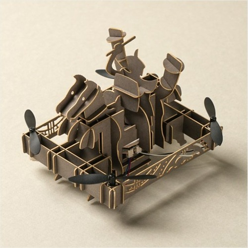 코코드론 종이드론_문화재 가마인물 드론 DIY드론 코딩입문 교육용