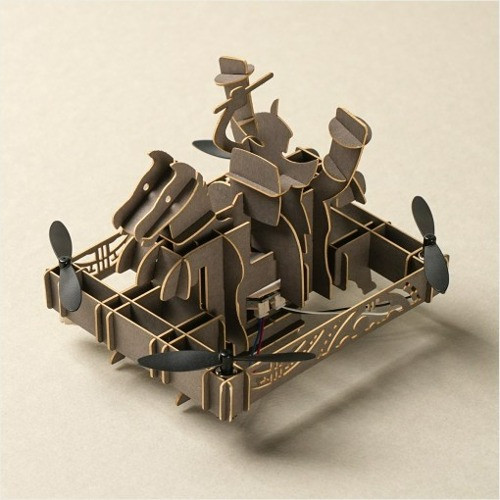 코코드론 종이드론_문화재 가마인물 드론 DIY드론 코딩입문 교육용