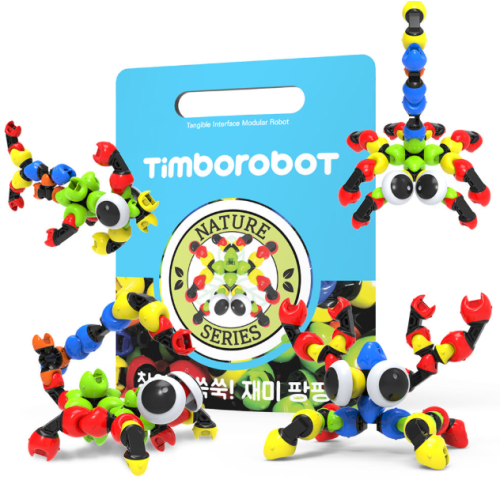 토포보코리아 팀보로봇_키트 팀보로봇 네이처 시리즈 코딩로봇 코딩입문 교육용	피보나치 블럭 수학 과학놀이수업